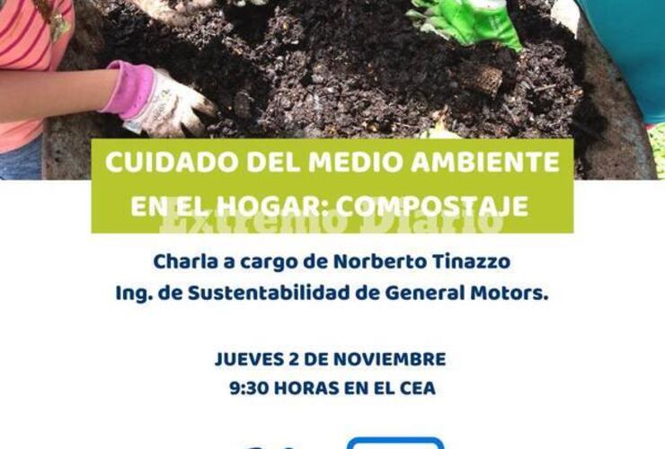 Imagen de Alvear: Charla abierta sobre el cuidado del medioambiente en el hogar