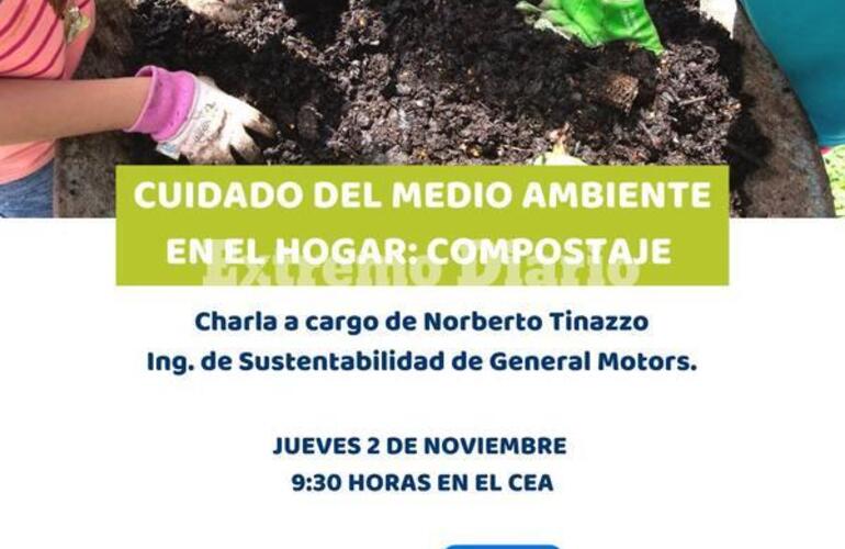 Imagen de Alvear: Charla abierta sobre el cuidado del medioambiente en el hogar