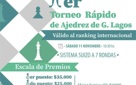Imagen de Se viene el 1er Torneo de Ajedrez en General Lagos.