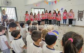 Imagen de Los alumnos del Jard&iacute;n �Ni&ntilde;o Jes&uacute;s� participaron de la feria del profesorado �San Miguel�