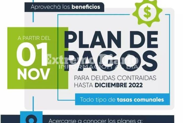 Imagen de La Comuna de Fighiera estableció un plan de pago para la regularización de deudas