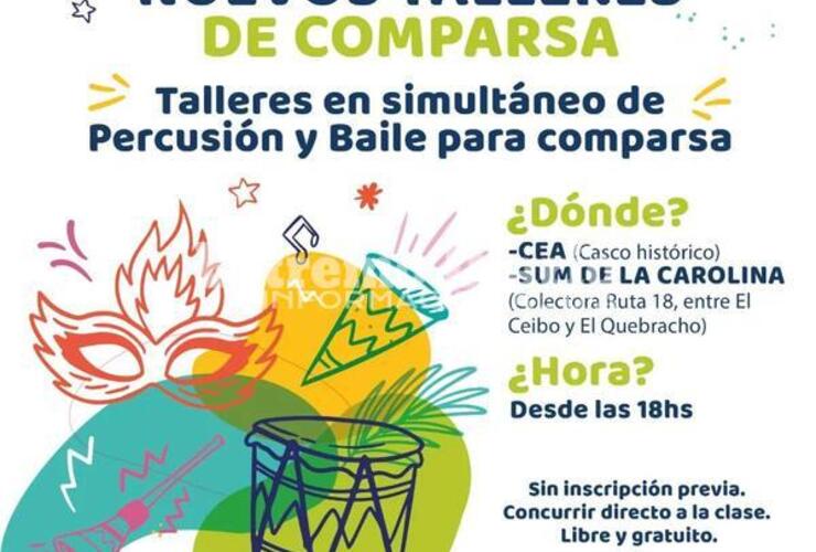 Imagen de Alvear: Inician los talleres de comparsa