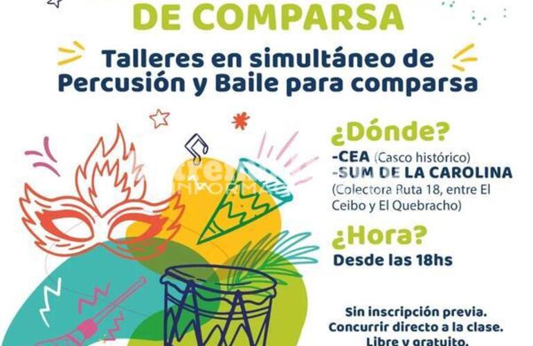 Imagen de Alvear: Inician los talleres de comparsa