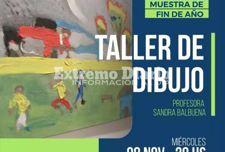 Imagen de Muestras de fin de año: Taller de dibujo a cargo de la profesora Sandra Balbuena