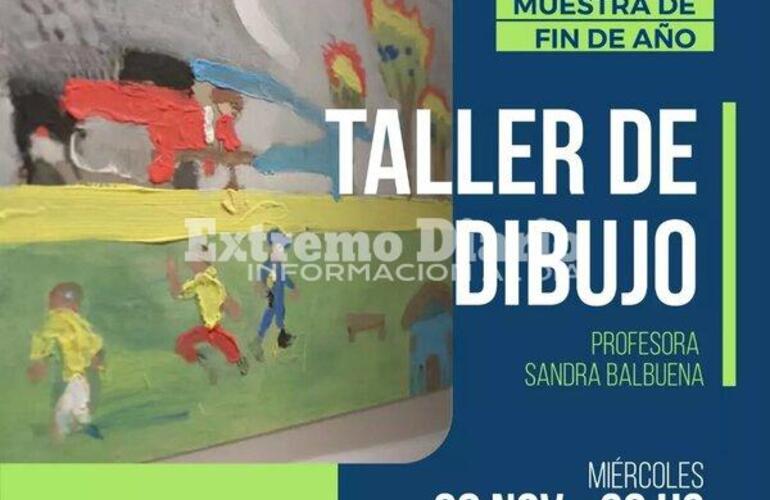 Imagen de Muestras de fin de año: Taller de dibujo a cargo de la profesora Sandra Balbuena