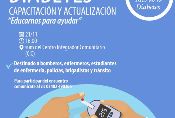 Imagen de Mes Azul: Capacitación y Actualización sobre Diabetes en General Lagos.