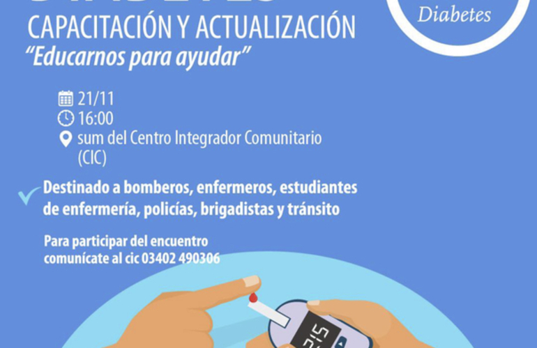 Imagen de Mes Azul: Capacitación y Actualización sobre Diabetes en General Lagos.