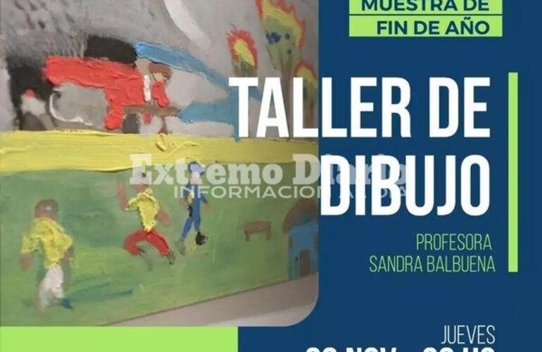 Imagen de Se reprogramó la muestra de fin de año del taller de dibujo a cargo de la profesora Sandra Balbuena