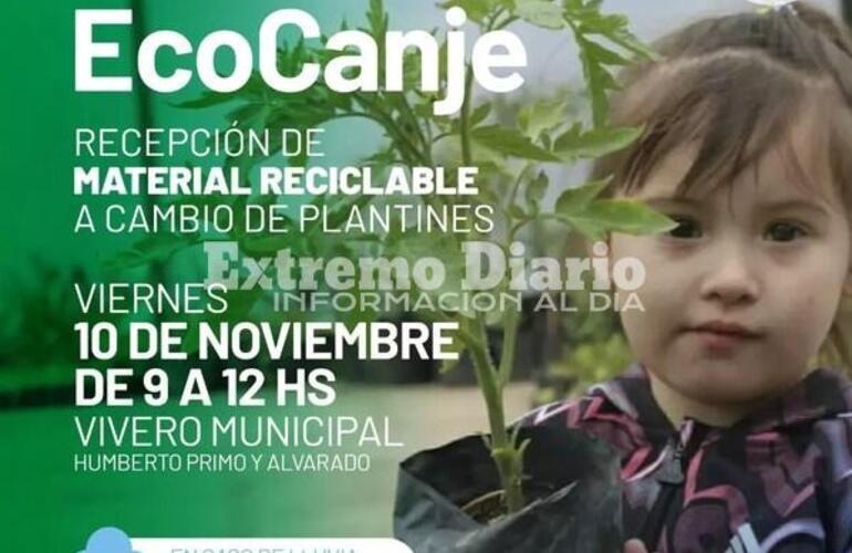 Imagen de Nueva jornada de EcoCanje en el vivero municipal