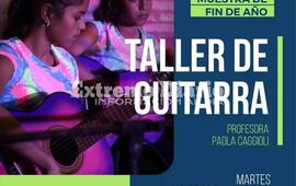 Imagen de Muestras de fin de a&ntilde;o: Taller de guitarra a cargo de la profesora Paola Caggioli