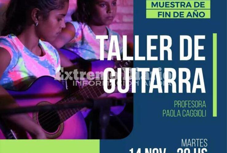 Imagen de Muestras de fin de a&ntilde;o: Taller de guitarra a cargo de la profesora Paola Caggioli