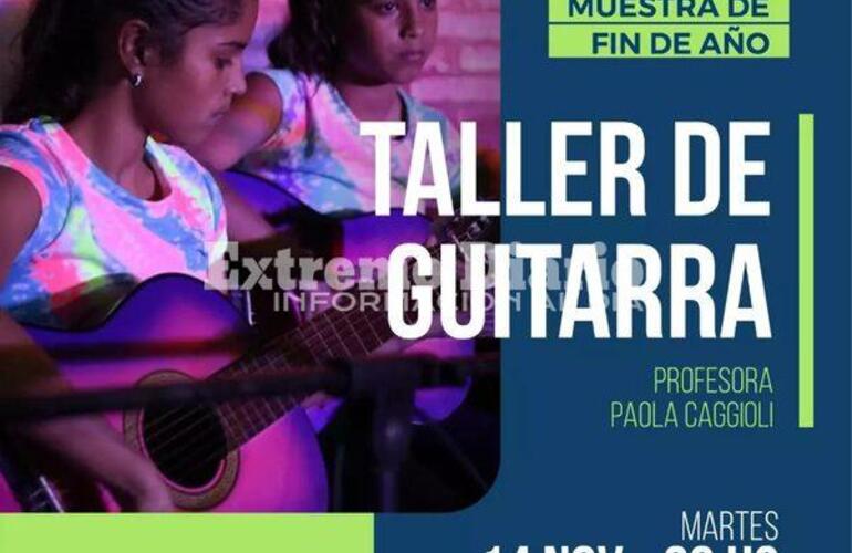 Imagen de Muestras de fin de año: Taller de guitarra a cargo de la profesora Paola Caggioli