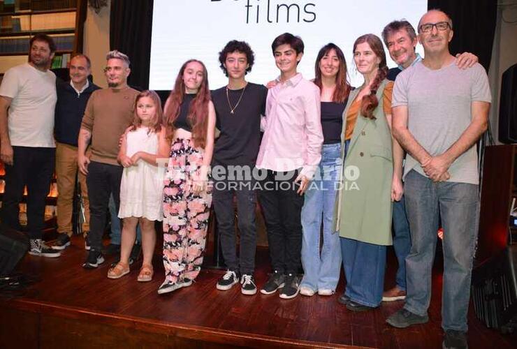 Imagen de Se presentó en el bar El Cairo la película que se filmará en Alvear