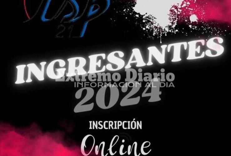 Imagen de El 20 de noviembre abrirá la inscripción al Profesorado N°21