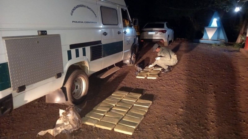 Se incaut&oacute; un total de 48 panes con cannabis sativa. (Gendarmer&iacute;a)