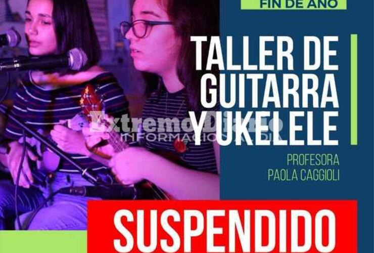 Imagen de Se suspendió la muestra de fin de año del taller de guitarra a cargo de Paola Caggioli