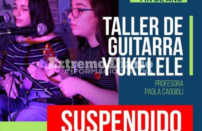 Imagen de Se suspendió la muestra de fin de año del taller de guitarra a cargo de Paola Caggioli