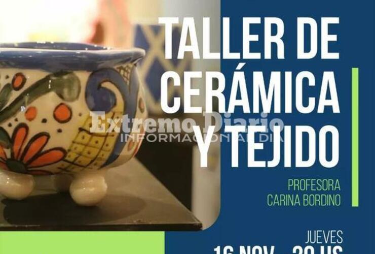 Imagen de Se realizar&aacute; la muestra de fin de a&ntilde;o del taller de cer&aacute;mica y tejido a cargo de Carina Bordino
