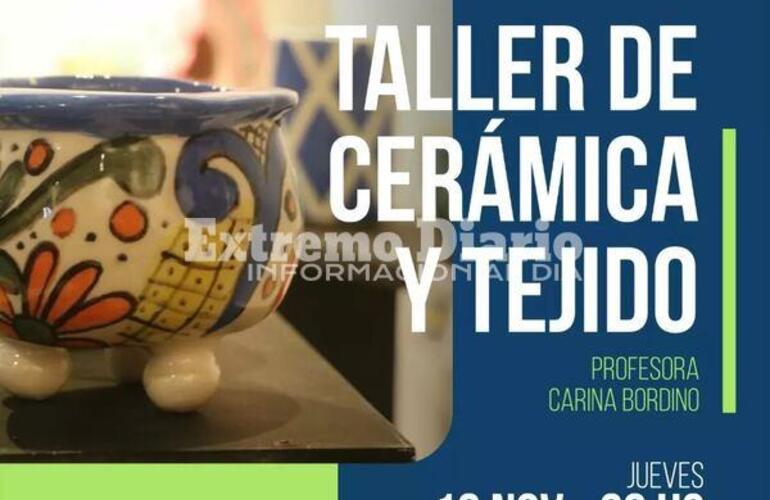 Imagen de Se realizará la muestra de fin de año del taller de cerámica y tejido a cargo de Carina Bordino