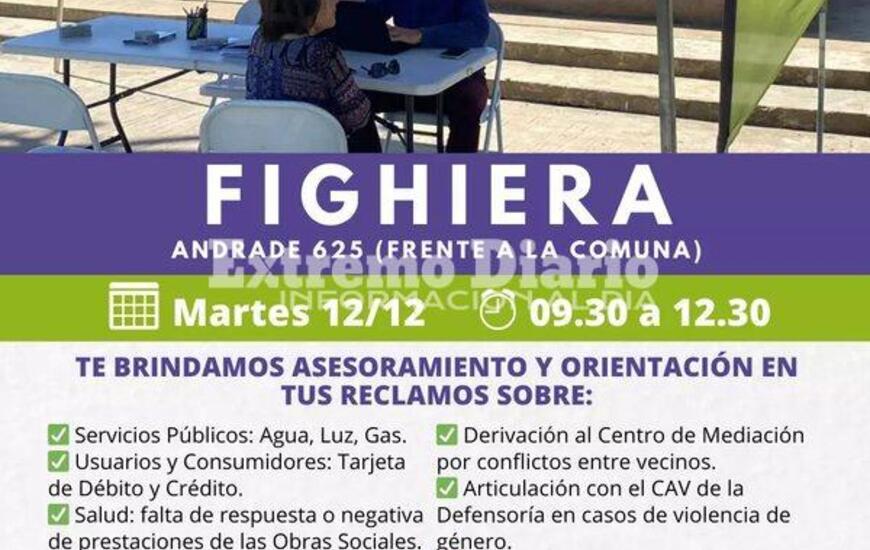 Imagen de La oficina m&oacute;vil de la Defensor&iacute;a del Pueblo llegar&aacute; a Fighiera