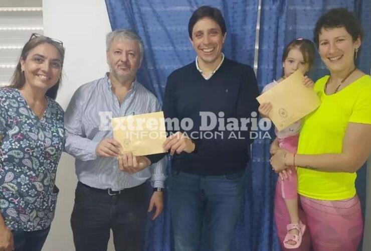 Imagen de Fighiera: El Samco entregó los premios del bono contribución