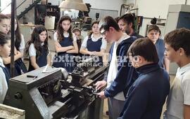 Imagen de Alumnos del Colegio San Jos&eacute; visitaron la Escuela T&eacute;cnica N&deg;450