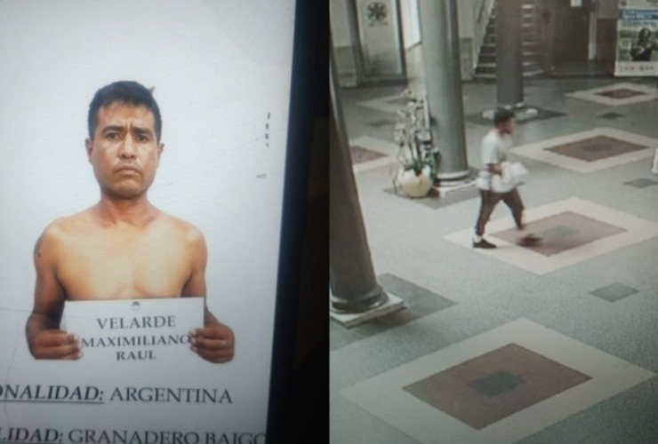 El recluso aprovech&oacute; un descuido y escap&oacute; del nosocomio. (Ministerio de Seguridad)