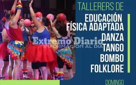 Imagen de Muestras de fin de a&ntilde;o: Los talleres de educaci&oacute;n f&iacute;sica adaptada, danza, tango, bombo y folklore cierran el a&ntilde;o en �Los Tiburones�