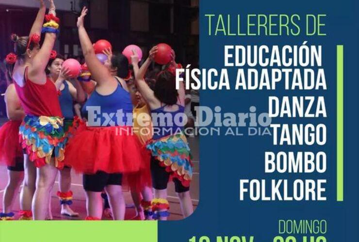 Imagen de Muestras de fin de a&ntilde;o: Los talleres de educaci&oacute;n f&iacute;sica adaptada, danza, tango, bombo y folklore cierran el a&ntilde;o en �Los Tiburones�