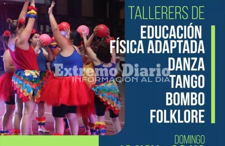 Imagen de Muestras de fin de año: Los talleres de educación física adaptada, danza, tango, bombo y folklore cierran el año en Los Tiburones