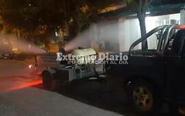 Imagen de La Municipalidad sigue fumigando contra los mosquitos