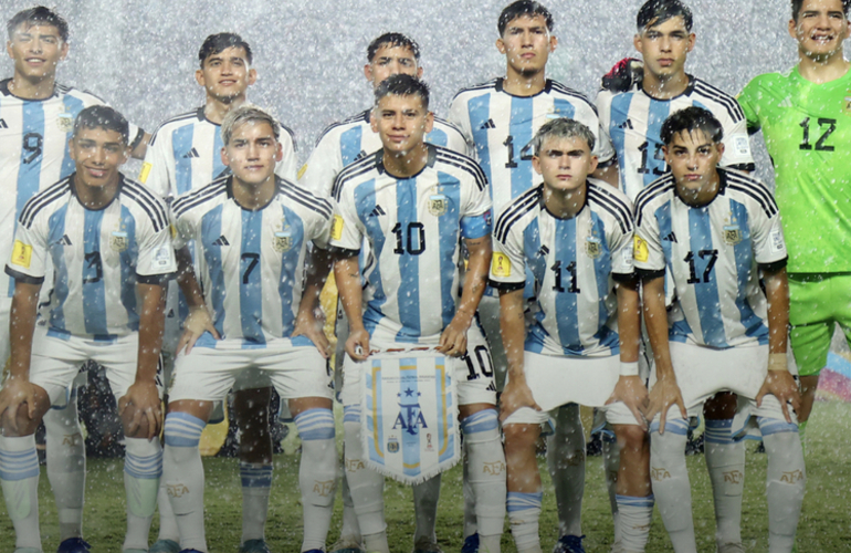 Imagen de La Selección Argentina Sub-17 goleó 5-0 a Venezuela y pasó a Cuartos de Final del Mundial.