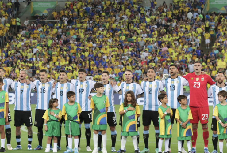 Imagen de Argentina venció 1 a 0 a Brasil por las Eliminatorias Sudamericanas.
