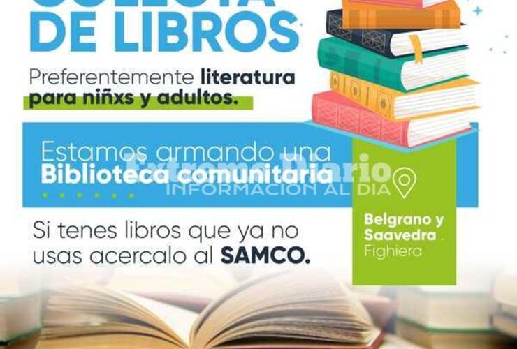Imagen de Fighiera lanz&oacute; una colecta de libros para la biblioteca comunitaria