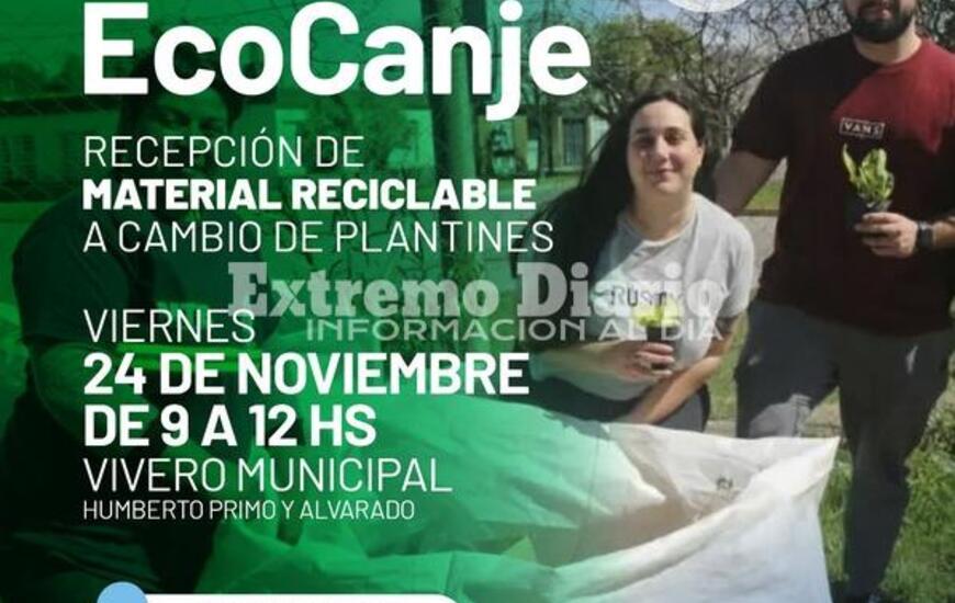Imagen de Hoy: Jornada de EcoCanje en el vivero municipal