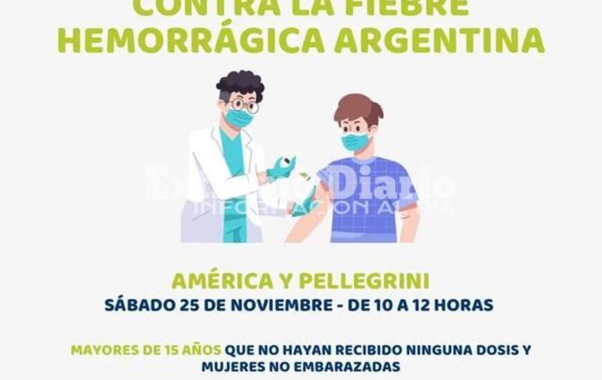 Imagen de Campa&ntilde;a de vacunaci&oacute;n contra la fiebre hemorr&aacute;gica argentina en Alvear