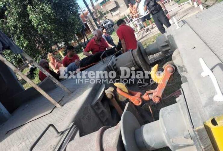 Imagen de Un hombre result&oacute; herido tras ser atropellado por el tren