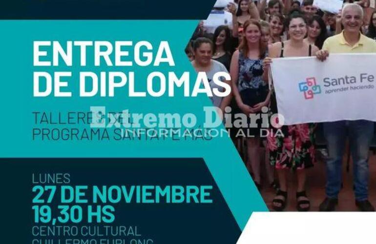 Imagen de La Municipalidad entregará los diplomas del Santa Fé Más