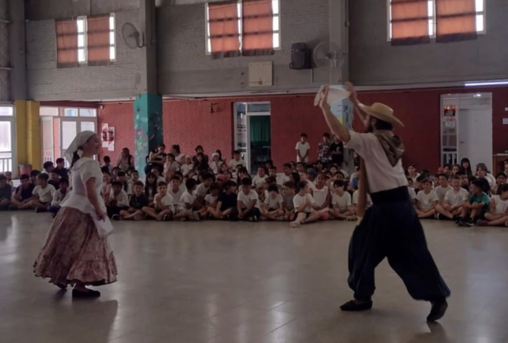 Imagen de Evento cultural y social por el D&iacute;a de la Tradici&oacute;n en la Escuela 'Juan Larrea' de General Lagos.