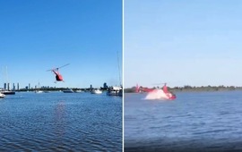 Un paso sobre la zona de El Embudo y el final accidentado del recorrido. (im&aacute;genes videos)