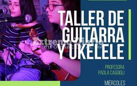Imagen de Muestra de fin de a&ntilde;o del taller de guitarra y ukelele a cargo de la profesora Paola Caggioli
