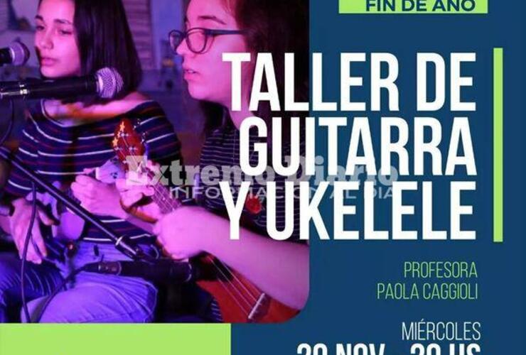 Imagen de Muestra de fin de año del taller de guitarra y ukelele a cargo de la profesora Paola Caggioli