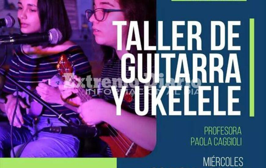 Imagen de Muestra de fin de a&ntilde;o del taller de guitarra y ukelele a cargo de la profesora Paola Caggioli