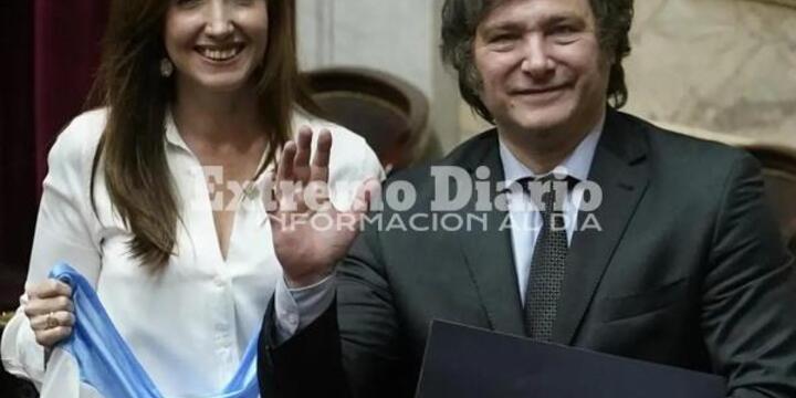 Imagen de Javier Milei y Victoria Villarruel en el Congreso: la Asamblea Legislativa proclamó la fórmula presidencial