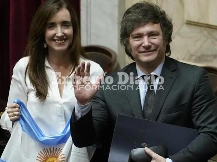Imagen de Javier Milei y Victoria Villarruel en el Congreso: la Asamblea Legislativa proclamó la fórmula presidencial