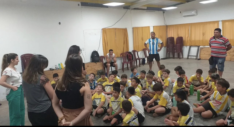 Imagen de Jornada de trabajo entre &Aacute;reas de la Comuna y el Club Dep. Infantil San Jos&eacute;.