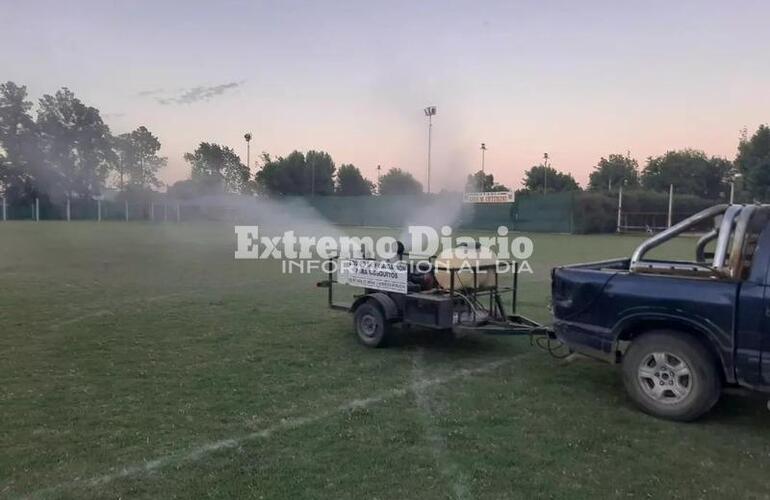 Imagen de La Municipalidad contin&uacute;a fumigando contra los mosquitos