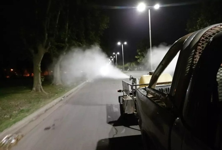 Imagen de Fumigaciones en Arroyo Seco: "No podemos llegar rápido a todos los barrios, pero estamos trabajando por zonas"