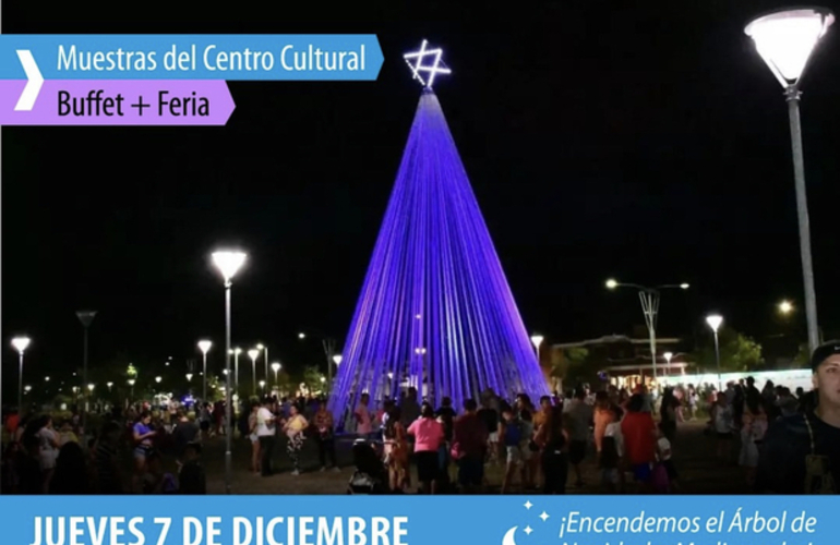 Imagen de Lagos bajo la Luna: El 7/12 se encienden las luces del arbolito de Navidad en el Parque Central.