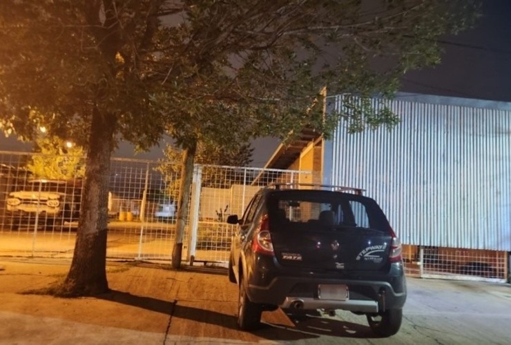 No había impactos en la fachada ni en las ambulacias ubicadas en la base. (Rosario3)